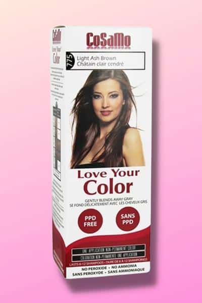 CoSaMo Love Your Color Hair Color 775 Light Ash Brown