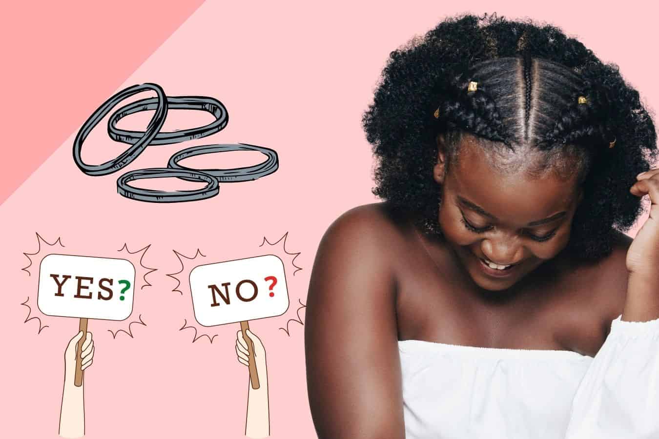 Is The Rubber Band Method Bad For Your Hair