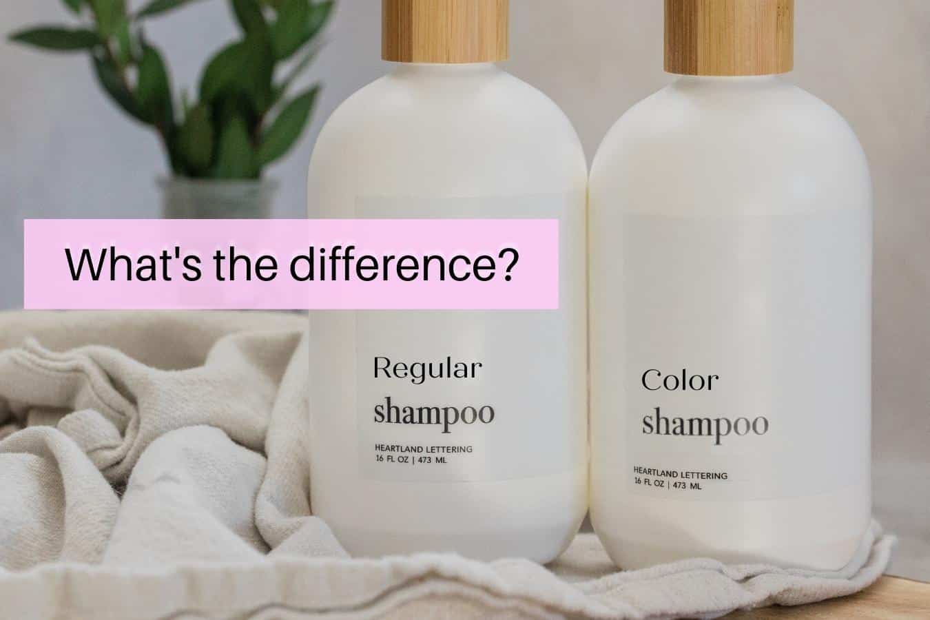 The Difference Between Regular Shampoo And Shampoo For Color-Treated Hair