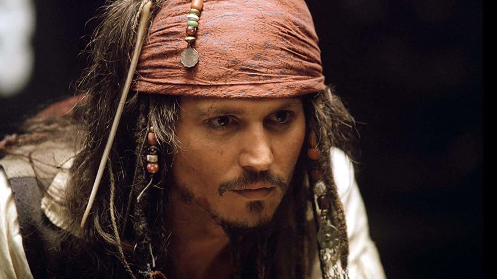 Johnny Depp As Captain Jack Sparrow Pirates of the Caribbean_ The Curse of the Black Pearl (2003) Buena Vista Pictures
