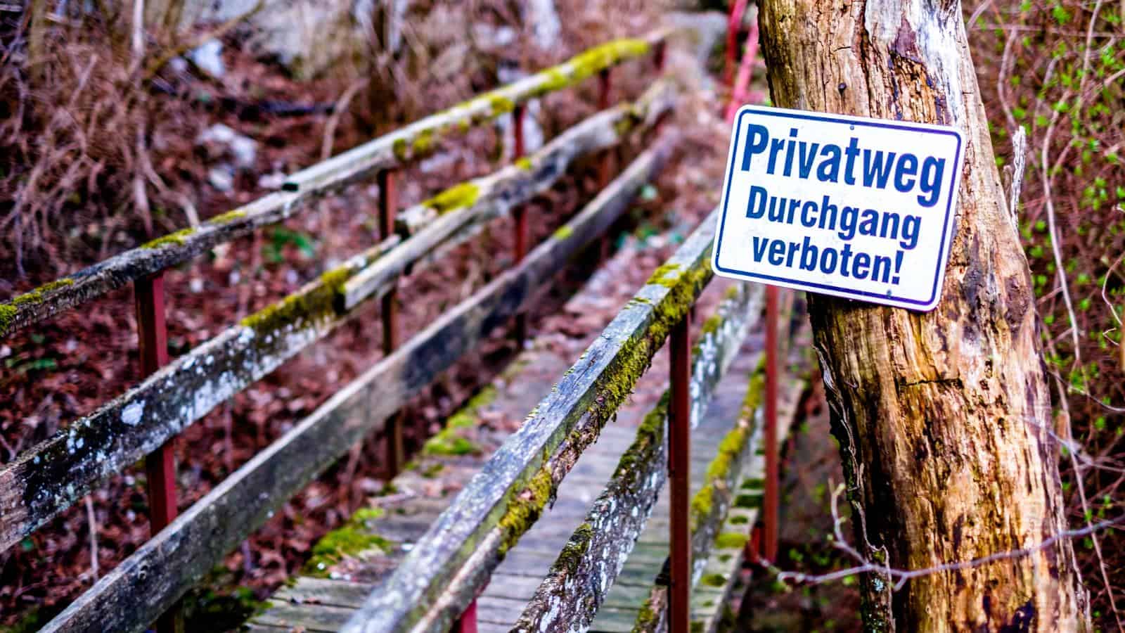 Trespassing In Germany