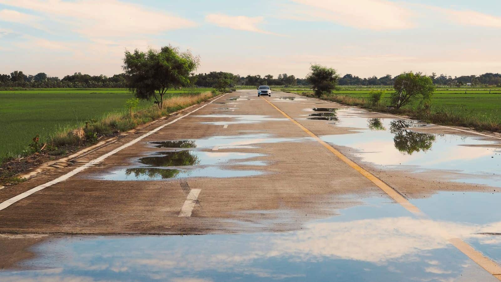 Water on the Roadway